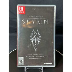 Elder Scrolls V Skyrim Nintendo Switch Replacement Case Only No Game Bethesda